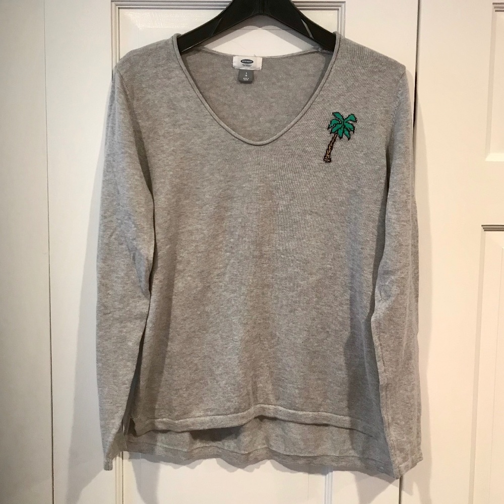 Palm tree sweater